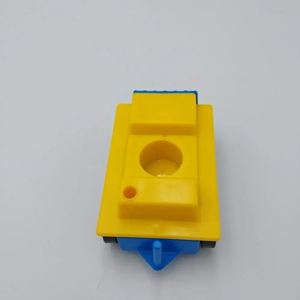 Vintage Fisher Price Little People Airport‎ Tram Truck Blue Yellow
